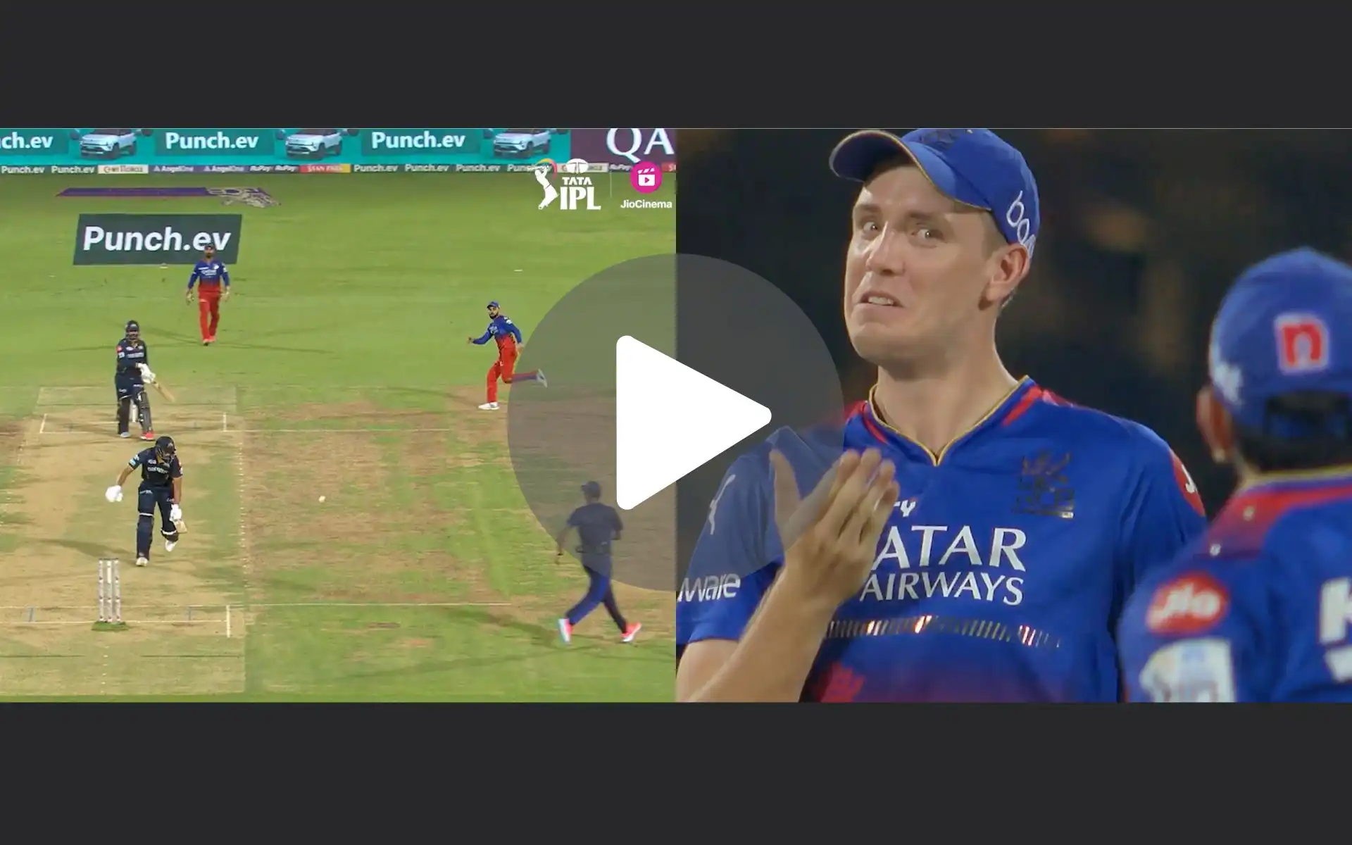 [Watch] Cam Green In Awe As'Raging' Virat Kohli Hits The Bull's Eye To Run-Out Shahrukh